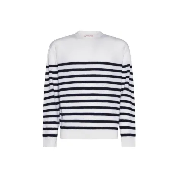 Valentino Striped Crewneck Jumper