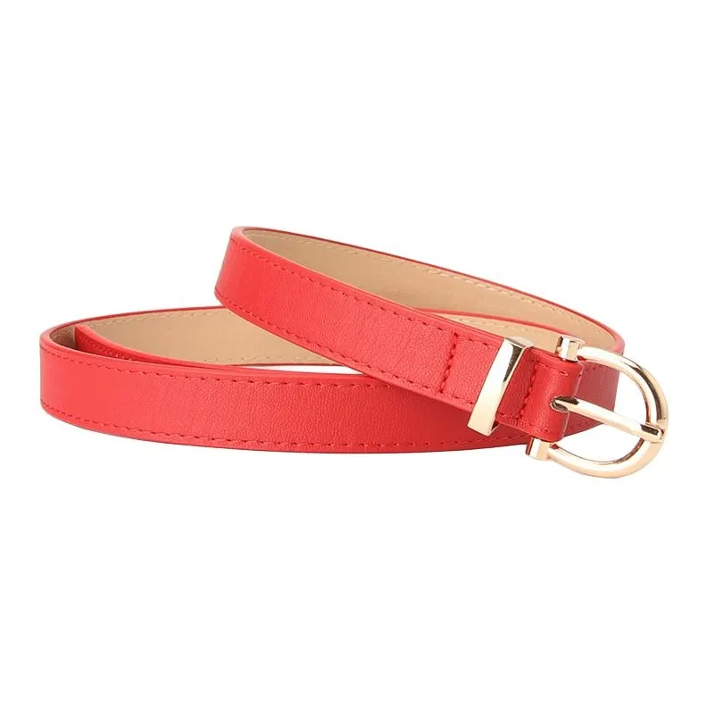 JEANSWEST PU Leather Belts Women's 2CM-4