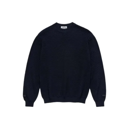 JJJJound A.P.C. 조인트 패러그래프 네이비 남녀공용 스웨터