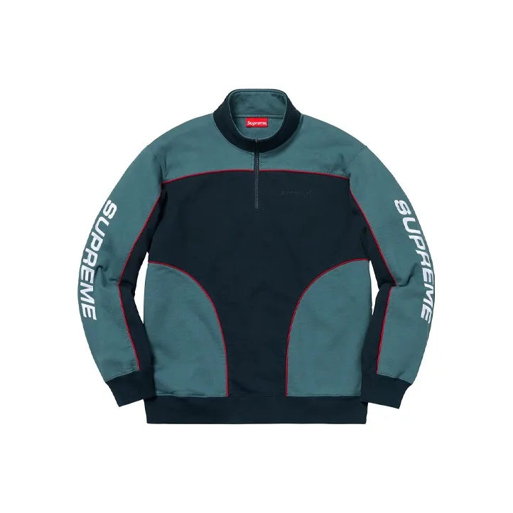 Supreme Speedway Half Zip Sweatshirt-0