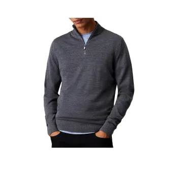 CALVIN KLEIN Sweater Europe Version Men's Dark Gray Rock Rose