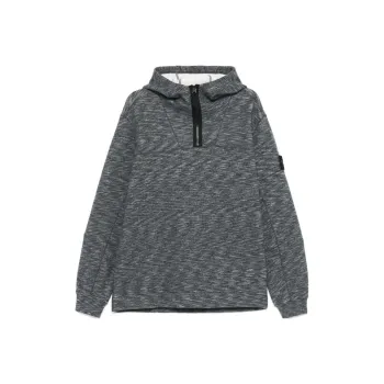STONE ISLAND Hooded Full Zip Sweatshirt