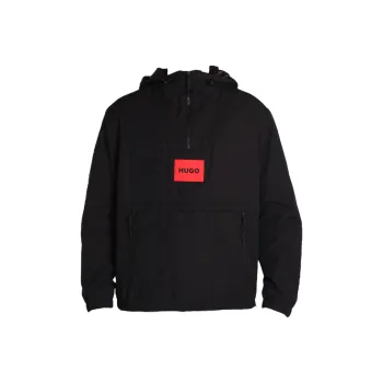 HUGO BOSS Logo Patch Hooded Jacket