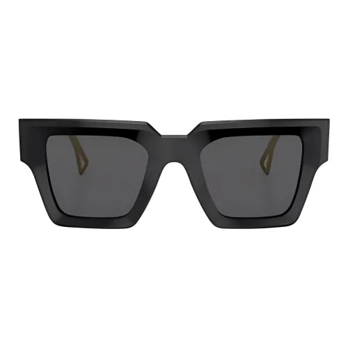 FANSIZHE Acetate Square Sunglasses Women's Black