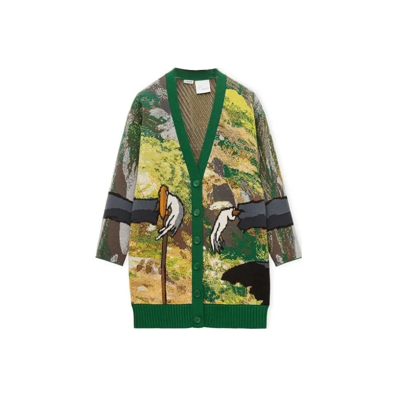 LOEWE SS23 Sweaters Unisex Green-0