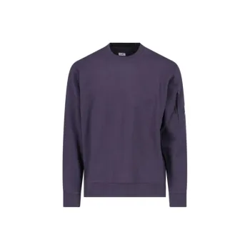 C.P.Company Diagonal Raised Fleece Crewneck Lens Sweatshirt