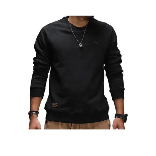 Seasonal Words Sweatshirt Men's Black