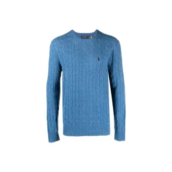 Polo Ralph Lauren Pony Embroidered Cable Knit Jumper
