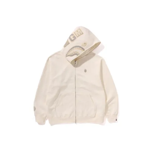 A BATHING APE Ape Head One Point Shark Zip Hoodie