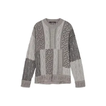 VERSACE Sweaters Men Gray