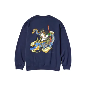 Dragon Ball X UNIQLO Dragon Ball Collaboration Sweatshirts Unisex Navy