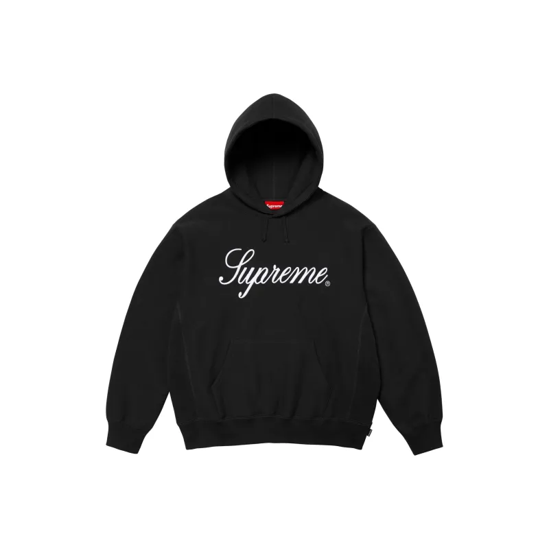 Supreme Raised Script Hooded Sweatshirt-2