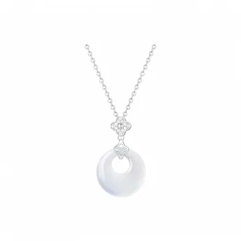 Emerald Chalcedony Necklaces Women's