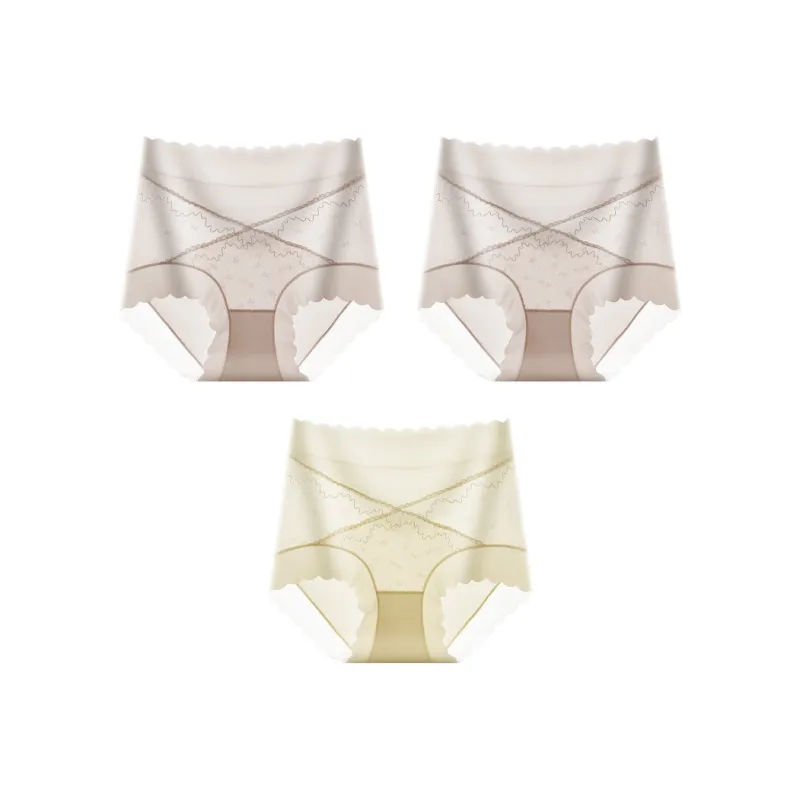 PLANDOO Underpants Women's 3 Pack-12