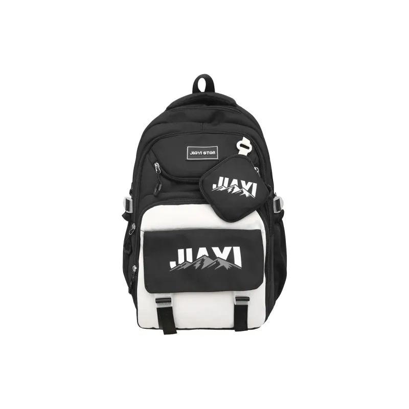 Single Warehouse Nylon Laptop Backpack Travel Backpack Unisex Multicolor-5