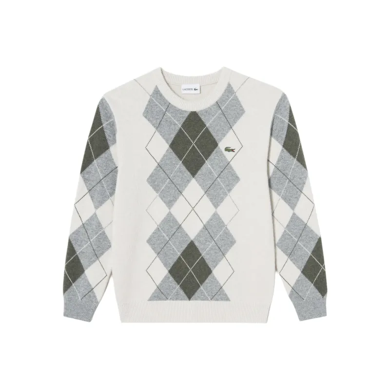 LACOSTE Sweater Men's Cream White-0