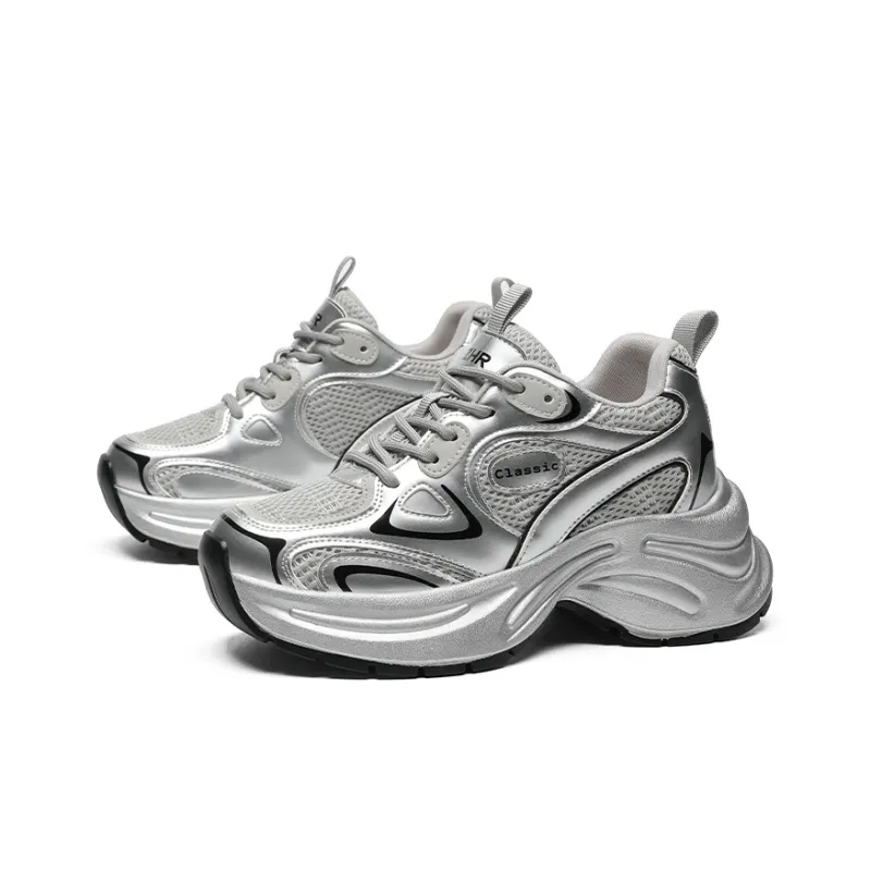 ZHR Star Moon Wear resistant And Lightweight Low Top Chunky Sneakers Women's-1