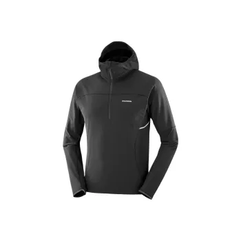 SALOMON SENSE AERO HYBRID Sweatshirt Men Pitch Black