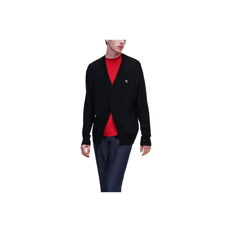KARL LAGERFELD / Karl Lagerfeld Jeans Ikon 2.0 Merino Cardigan-0