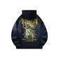Navy Blue-Yellow (Fleece-Lined)