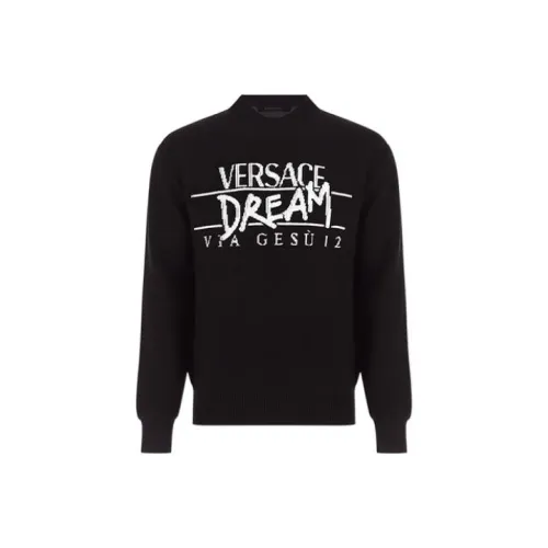 VERSACE Sweaters Men Black