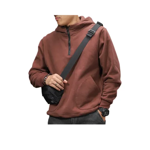 Seasonal Words Sweatshirt Men's Brick Red