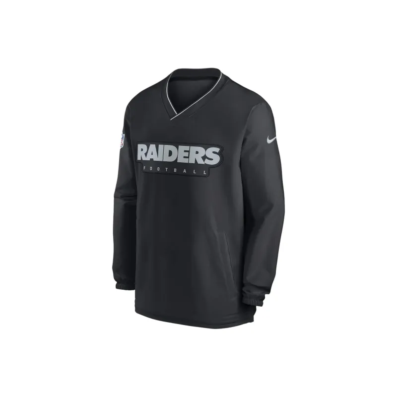 Nike Las Vegas Raiders Sideline Men's Nike Nfl Long Sleeve Windshirt-0