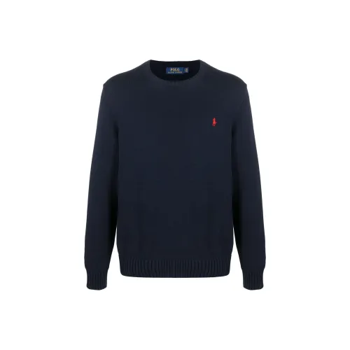 Polo Ralph Lauren Logo Embroidered Crewneck Jumper