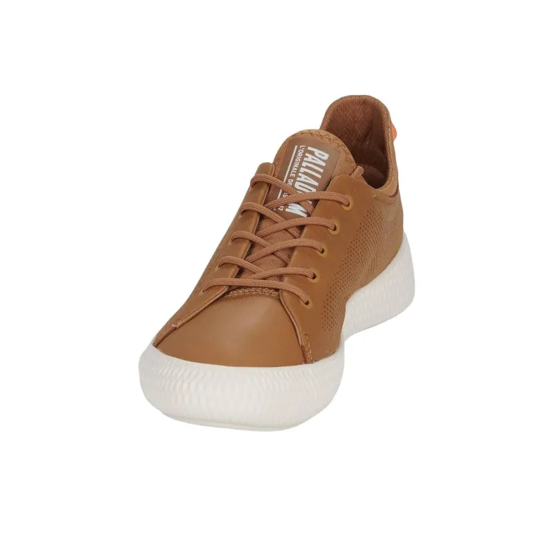 Palladium Pallanova Anti Slip Wear Resistant Low Top Casual Shoes Women's Brown-3