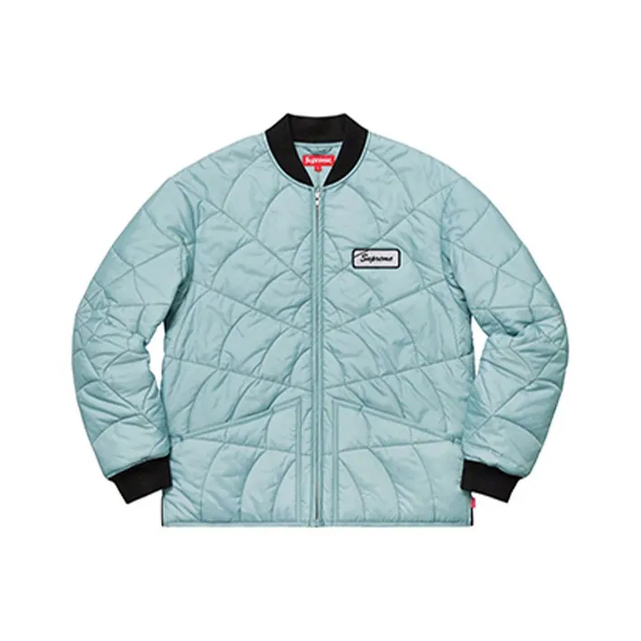 Supreme Spider Web Quilted Work Jacket-0