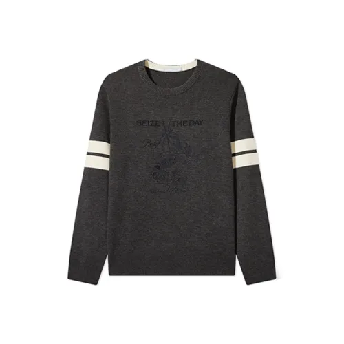 Cabbeen Sweater Men's Dark Gray