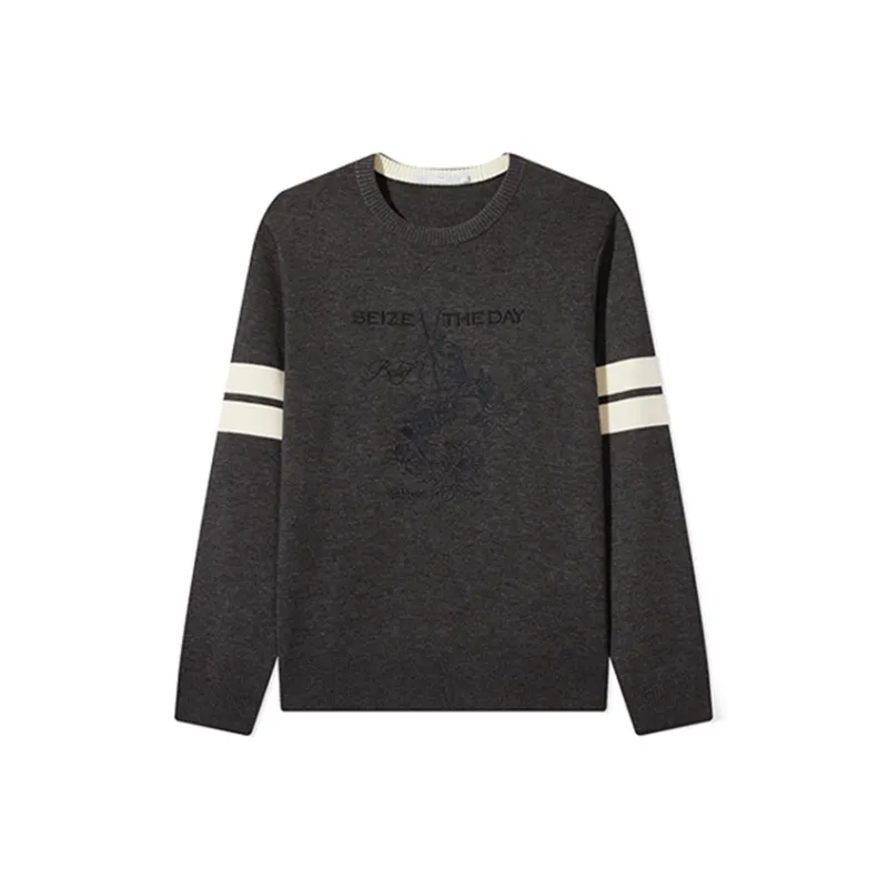 Cabbeen Sweater Men's Dark Gray-0