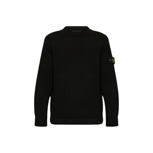 STONE ISLAND Logo Patch Crewneck Jumper