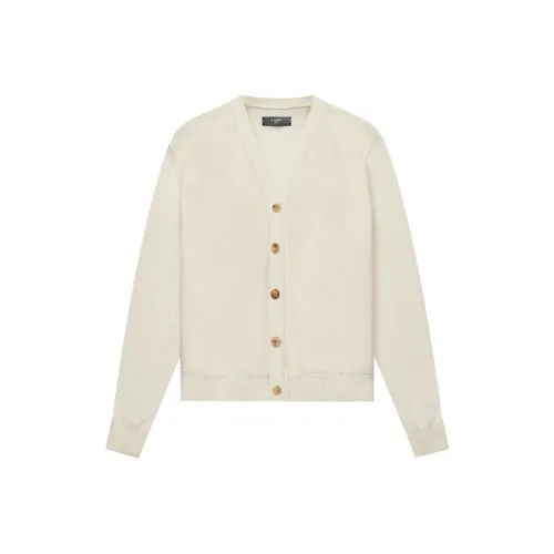 AMIRI Leather Front Cardigan