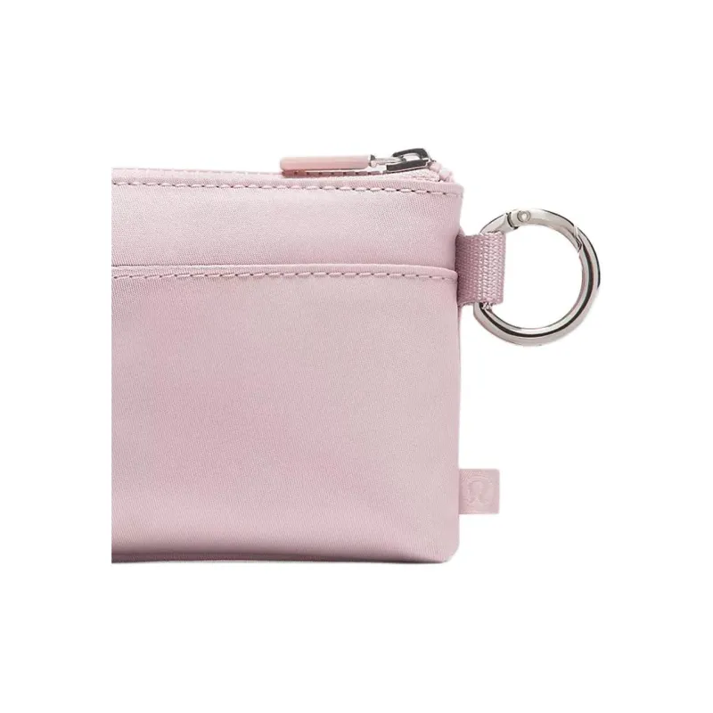 Lululemon Polyester Card Holder Women's Pink Mist & Desert Red-4