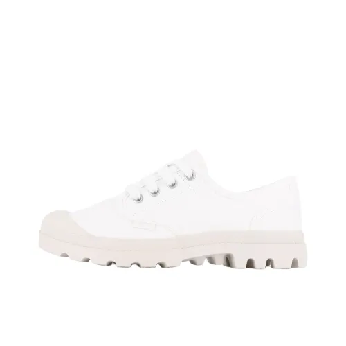 Palladium Pampa Anti Slip Wear Resistant Low Top Casual Shoes Women's White