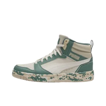 PUMA Rebound V6 High Top Training Shoes Men's White Green