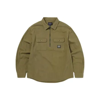 Thisisneverthat FW24 Half Zip Shirt Unisex Olive
