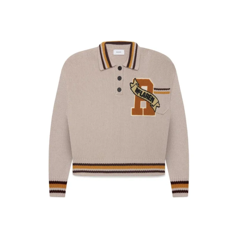 RHUDE Cashmere Sweaters Men Umber-0