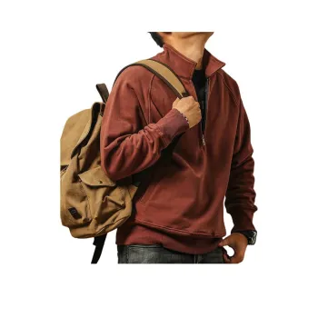 Seasonal Words Sweatshirt Men's Brick Red