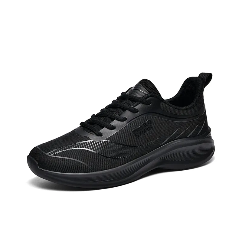 Binary Cushioning Rebound Lightweight Breathable Slip Resistant Low Top Running Shoes Men's-1