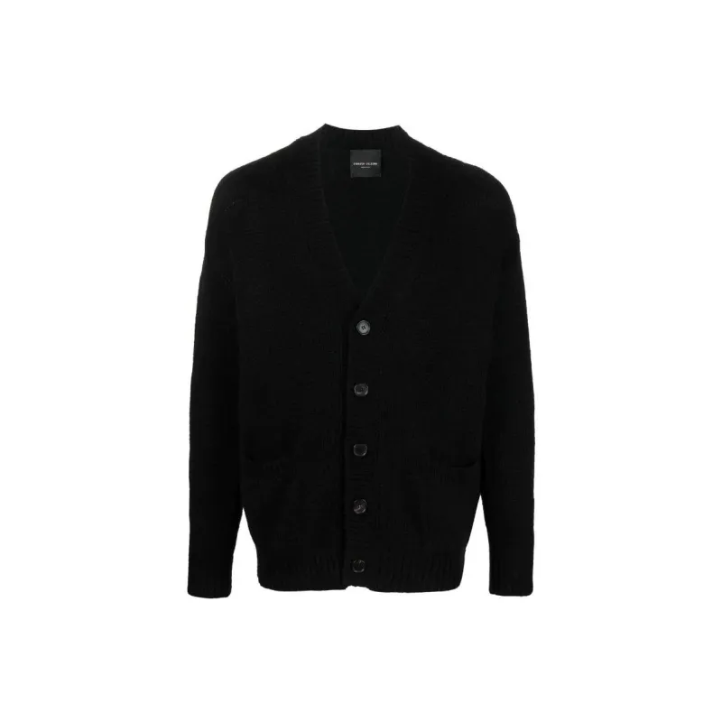 ROBERTO COLLINA FW22 Knitwear Men's Black-0