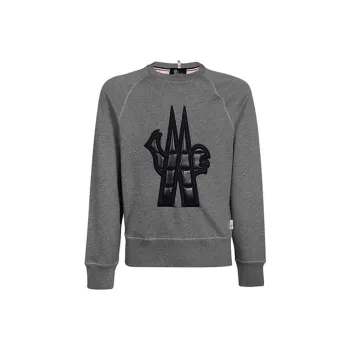 Moncler Sweaters Men Gray