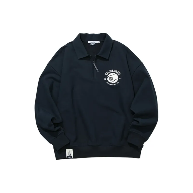Reebok x Nautica Sweatshirt Unisex Navy Blue-0