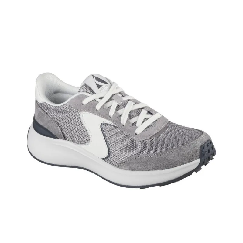 Skechers Blvd Retro Revival Low Top Casual Shoes Women's Gray-2