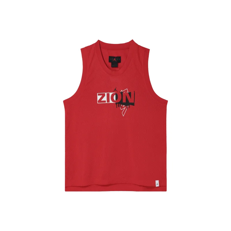 Jordan Zion Tank Tops Men's Red-0