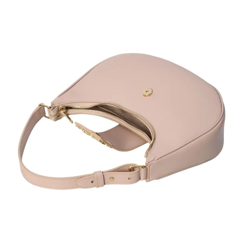 CELINE AVA Calfskin Handbag, Shoulder Bag Medium Size Women's Orange Pink-3