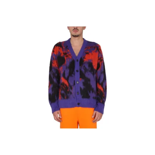MSGM Abstract Printed Calvin Courage Cardigan