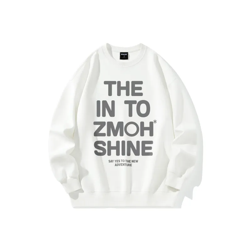 ZMOH Crewneck Sweatshirt Unisex Couple's-2