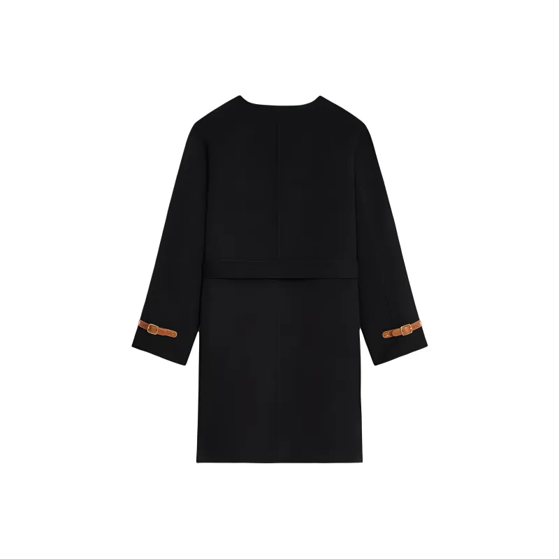 CELINE Bathrobe Coat In Double Face Cashmere-1